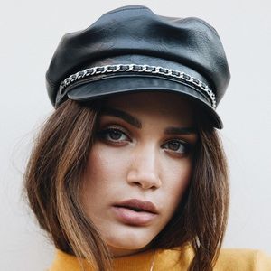 Leather Brixton Cap